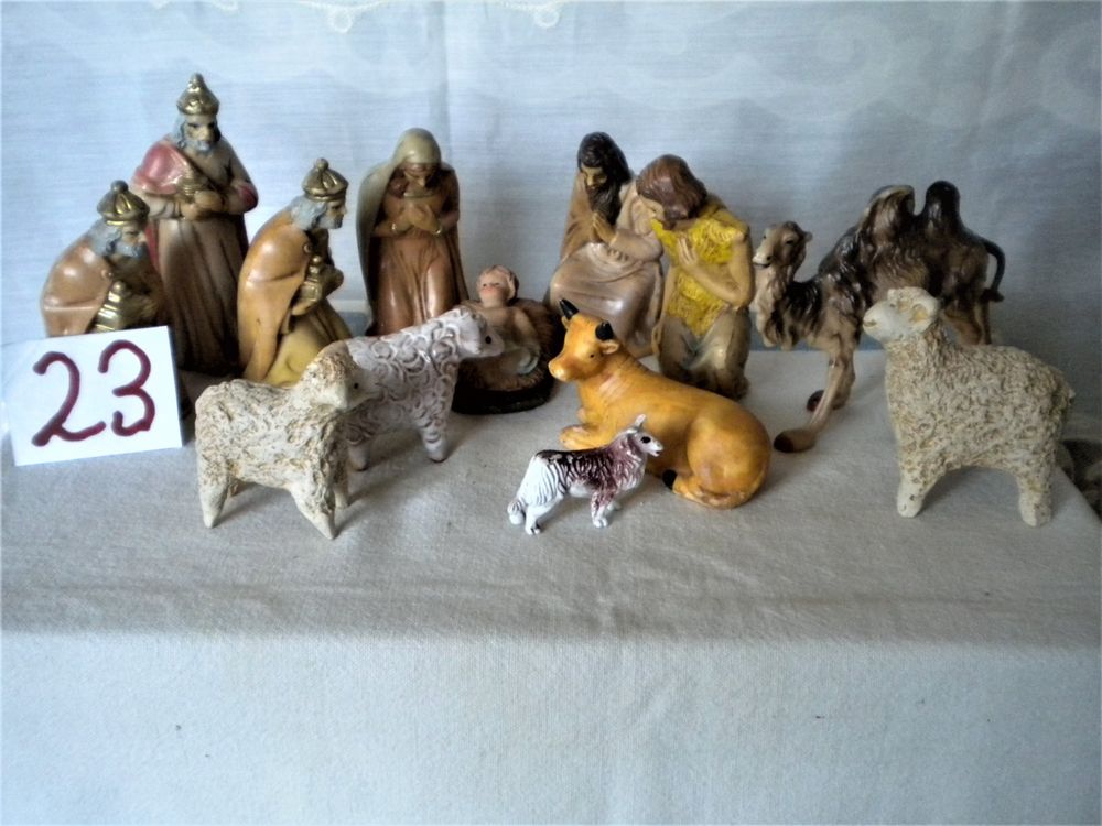 50 Stück Mini-Krippenfiguren Aus Harz – Weihnachtsdekoration Für Tisch, Geschenke & Versteckspiel