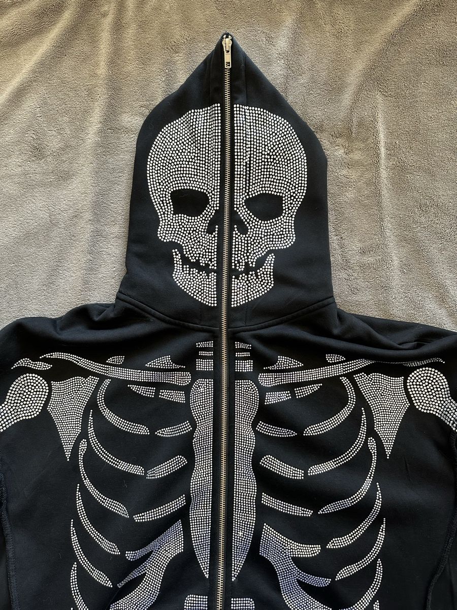 Maglioni & Felpe: Klan Life skeleton full zip strass – Usato da Buchillon venduto da ITASAP 2