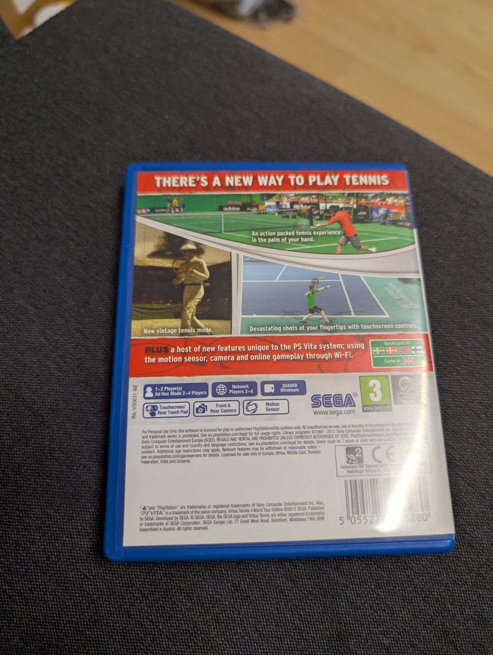 Jeux: Virtua tennis 4 Ps Vita – D'occasion à Giubiasco par Ticinerd 1