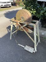 Schleifmaschine Antik Messer Schleifstein