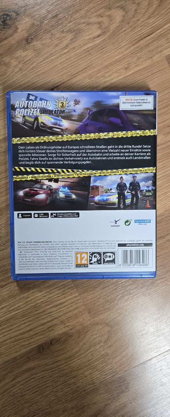 Giochi: Autobahn Polizei Simulator 3 - PS5 - Top Zustand! – Usato da Beringen venduto da tim_bw5h 1