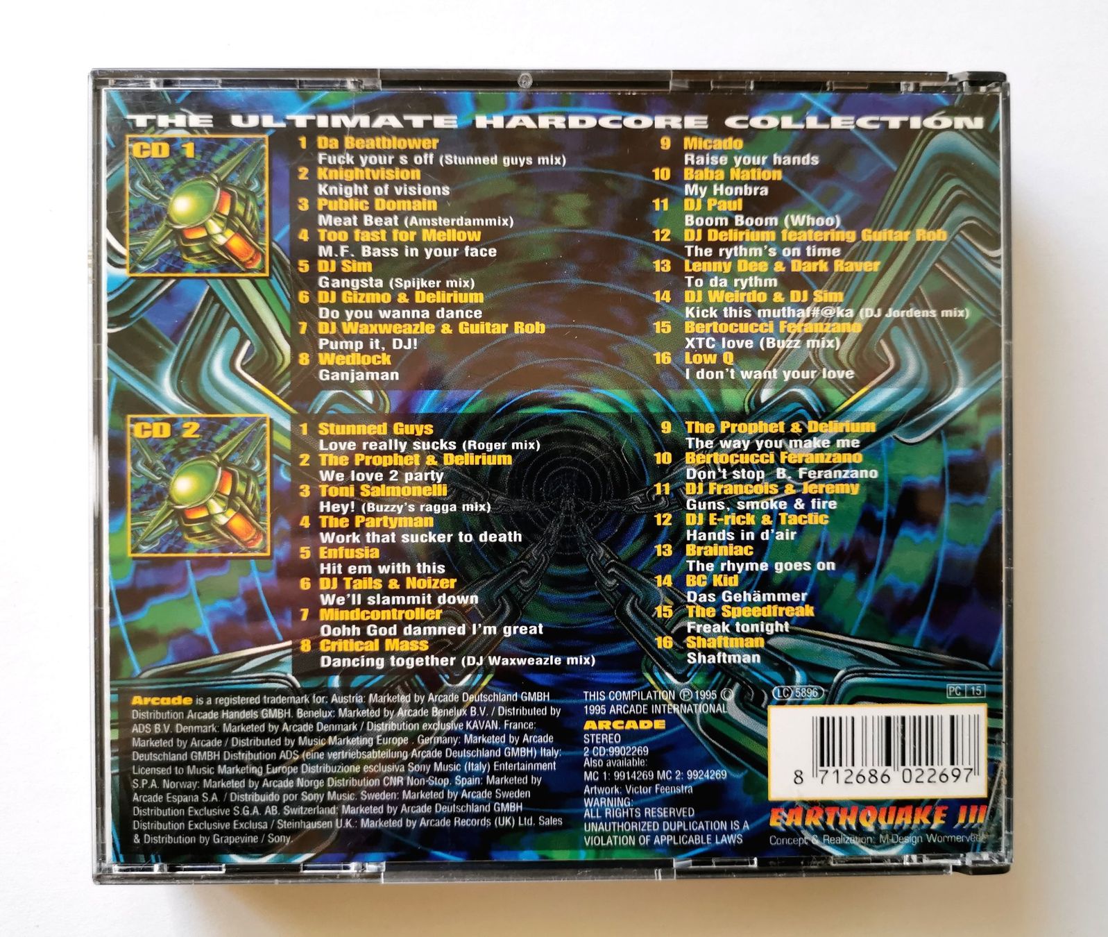 CD: Earthquake III - The Ultimate Hardcore Collection - 2CD – Usato da Basel venduto da Scarrabus 2