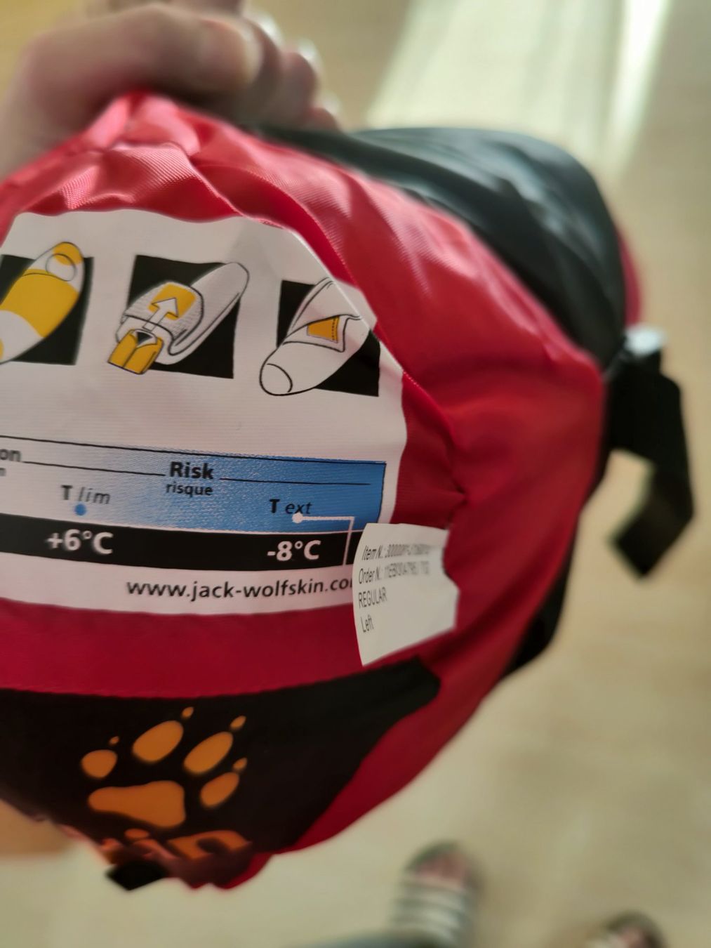 Sacchi a pelo: Schlafsack Jack Wolfskin Ultralite Regular – Nuovo e nell'imballaggio originale da Alpnach Dorf venduto da Rrducati 3