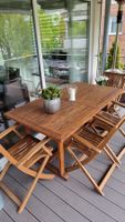 Wooden outdoor table
