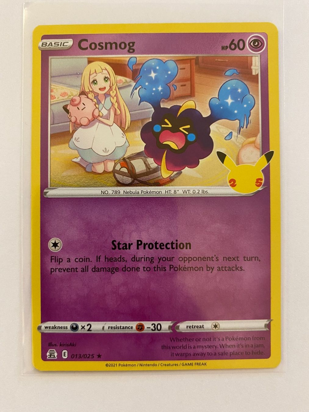 Pokémon Sammelbilder & Trading cards: Pokemon Cosmog 013/025 Celebrations EN – Neu (gemäss Beschreibung) aus Weingarten-Kalthäusern von McGmavlo