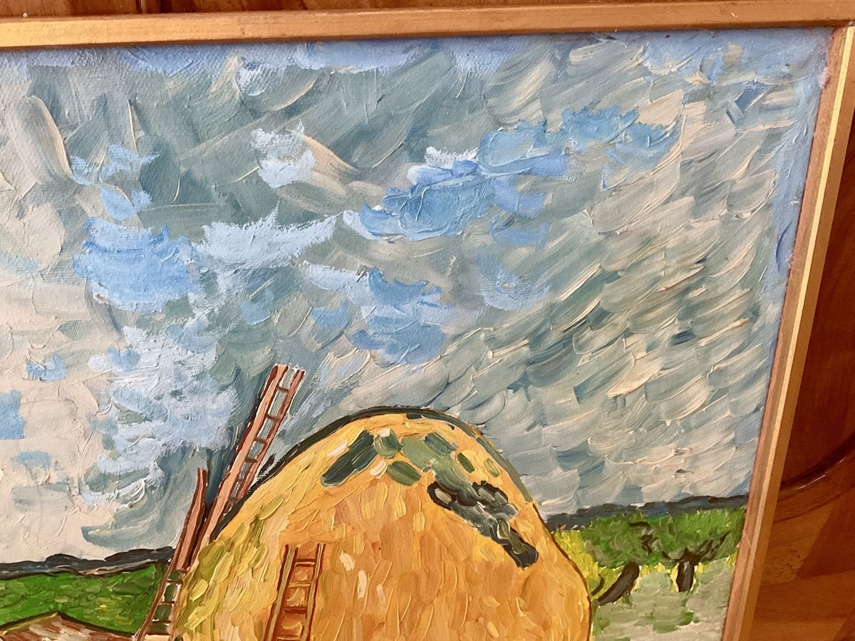 Gemälde: Heuschober in der Provence - Van Gogh – Gebraucht aus Fribourg von SL1966 3