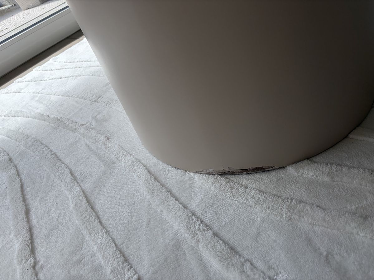 Tische: Esstisch oval Marmoroptik, 200x100cm – Gebraucht aus Biel/Bienne von Monroe222 2