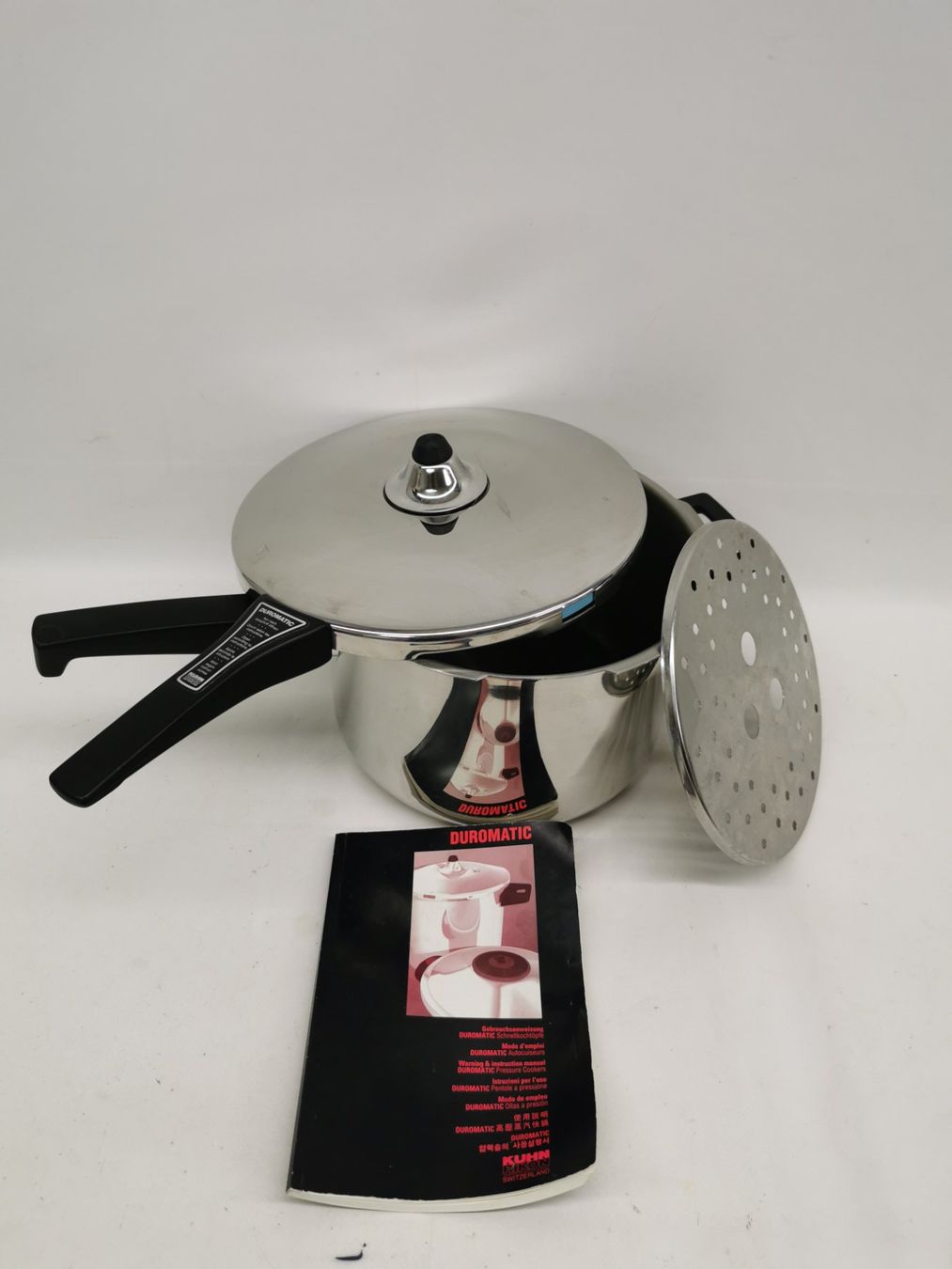 Duromatic Töpfe: Dampftopf Duromatic Kuhn Rikon 5L 22cm – Gebraucht aus Toffen von