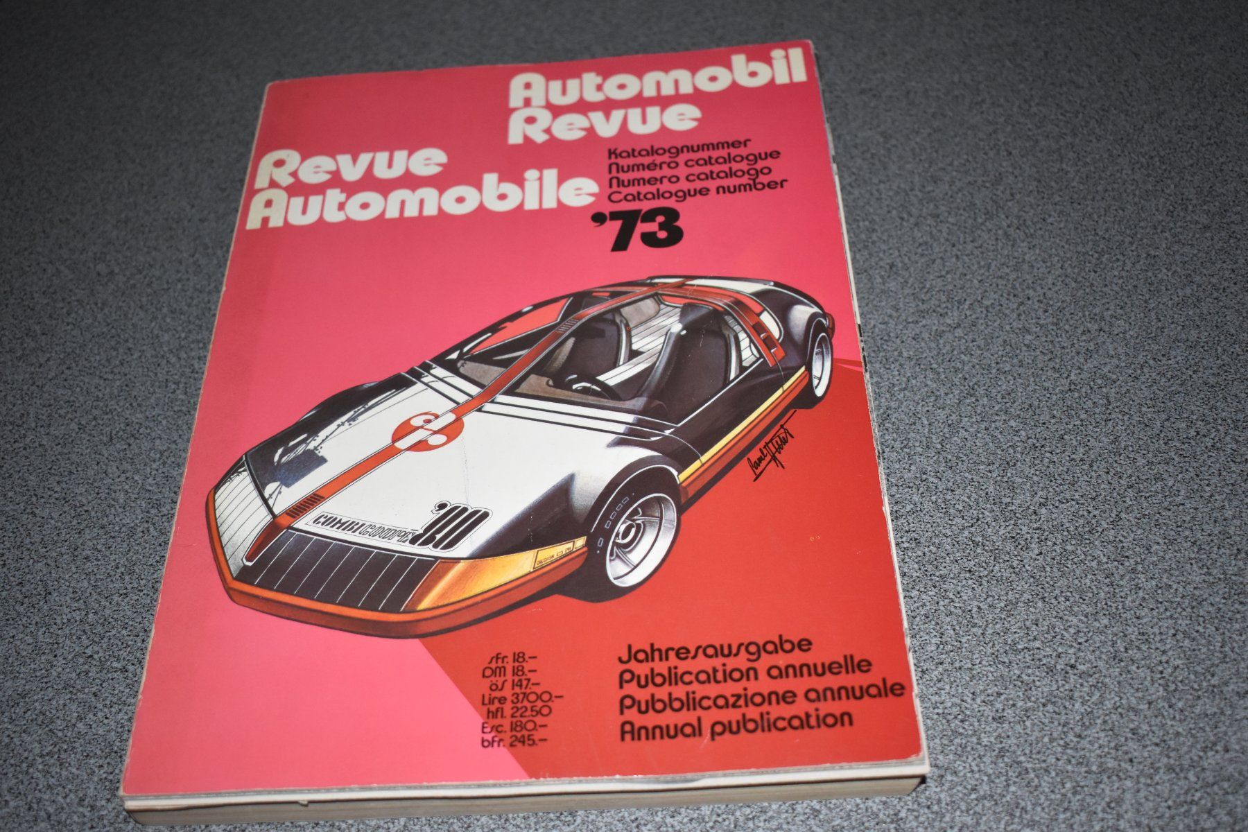 Bücher: Catalogue Revue Automobiles 1973 – Gebraucht aus Le Locle von skycomputer