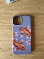 iPhone 15 Handyhülle BURGA Koi Design lila