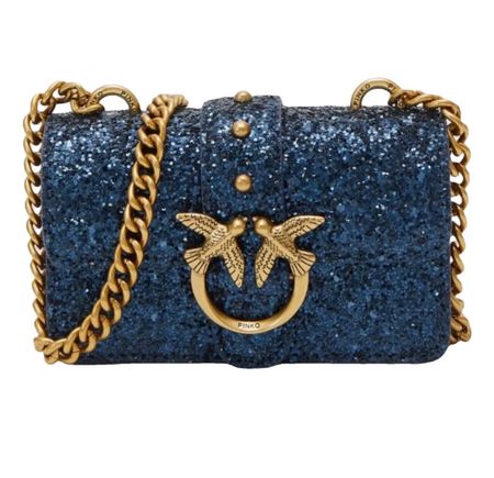 PINKO Umhängetasche LOVE ONE MICRO blue