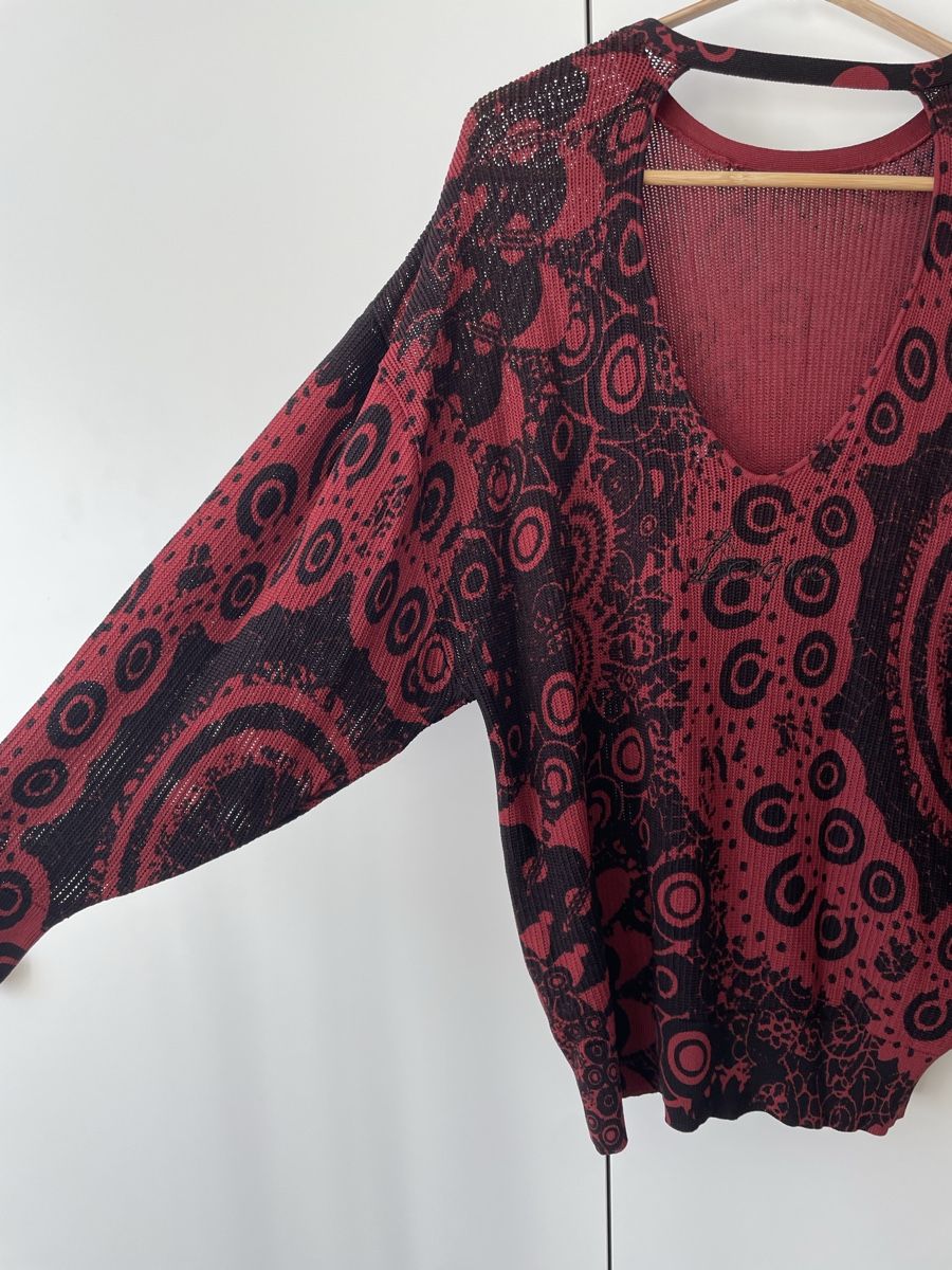 Desigual Maglioni & Felpe: Desigual Feinstrickpullover mit Cut-out & Mandalamuster Gr S – Usato da Neukirch an der Thur venduto da bee88 6