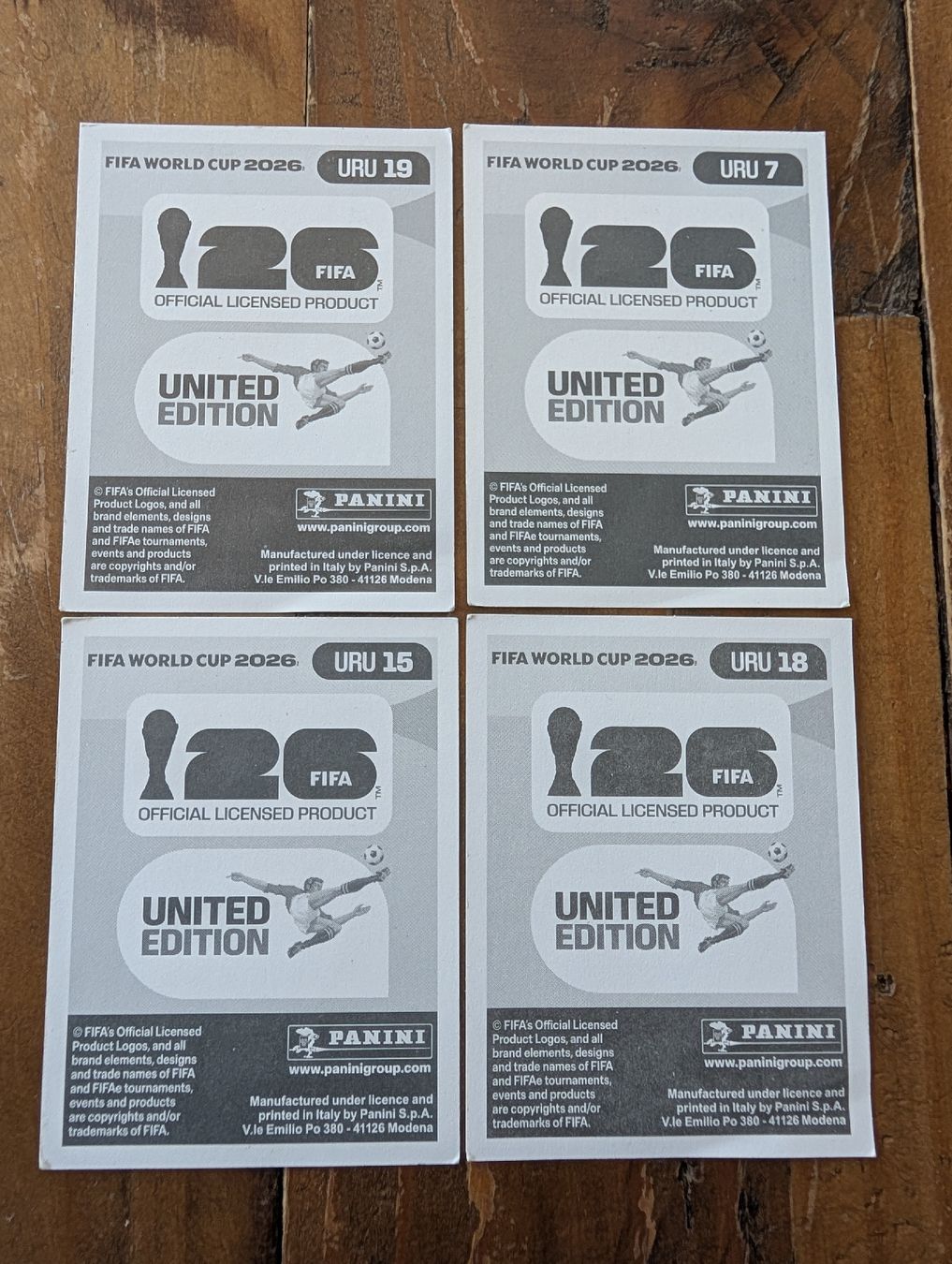 Panini Carte collezionabili: Panini Uruguay – Nuovo (secondo la descrizione) da Gebenstorf venduto da fa1zz 1