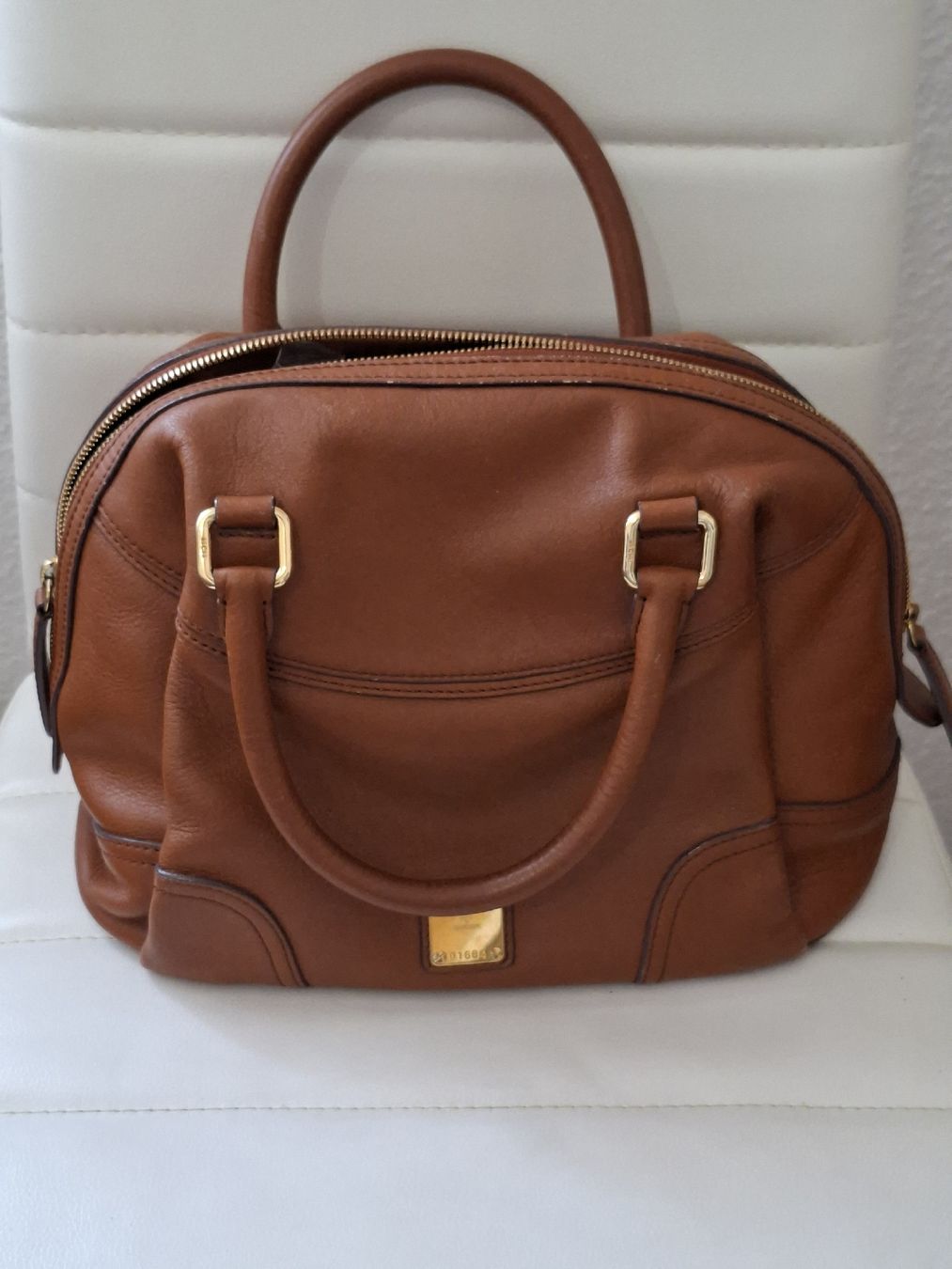 Mcm Borse da donna: Sac MCM Cognac en cuir véritable, – Usato da Renens VD venduto da ser_j2fn 2