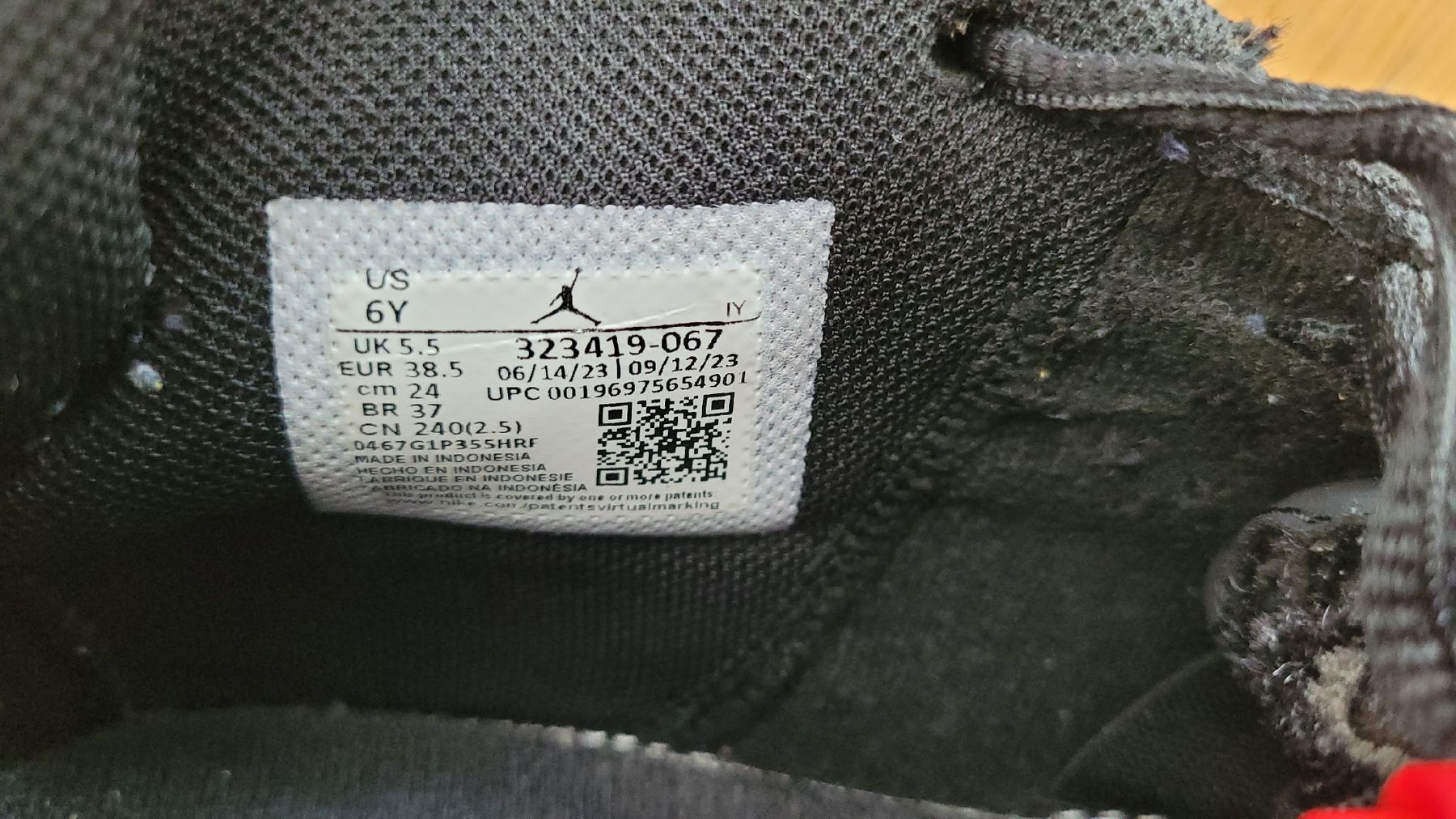Jordan Scarpe per ragazzi: Basketball Schuhe gr.38.5 – Usato da Winkel venduto da Madziacz 4