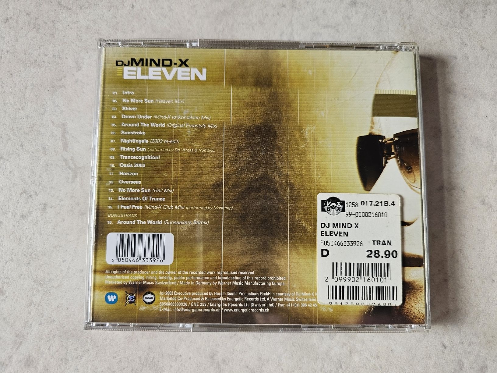 CD: Dj Mind-X  -  Eleven – Usato da Schneisingen venduto da backstore24 1