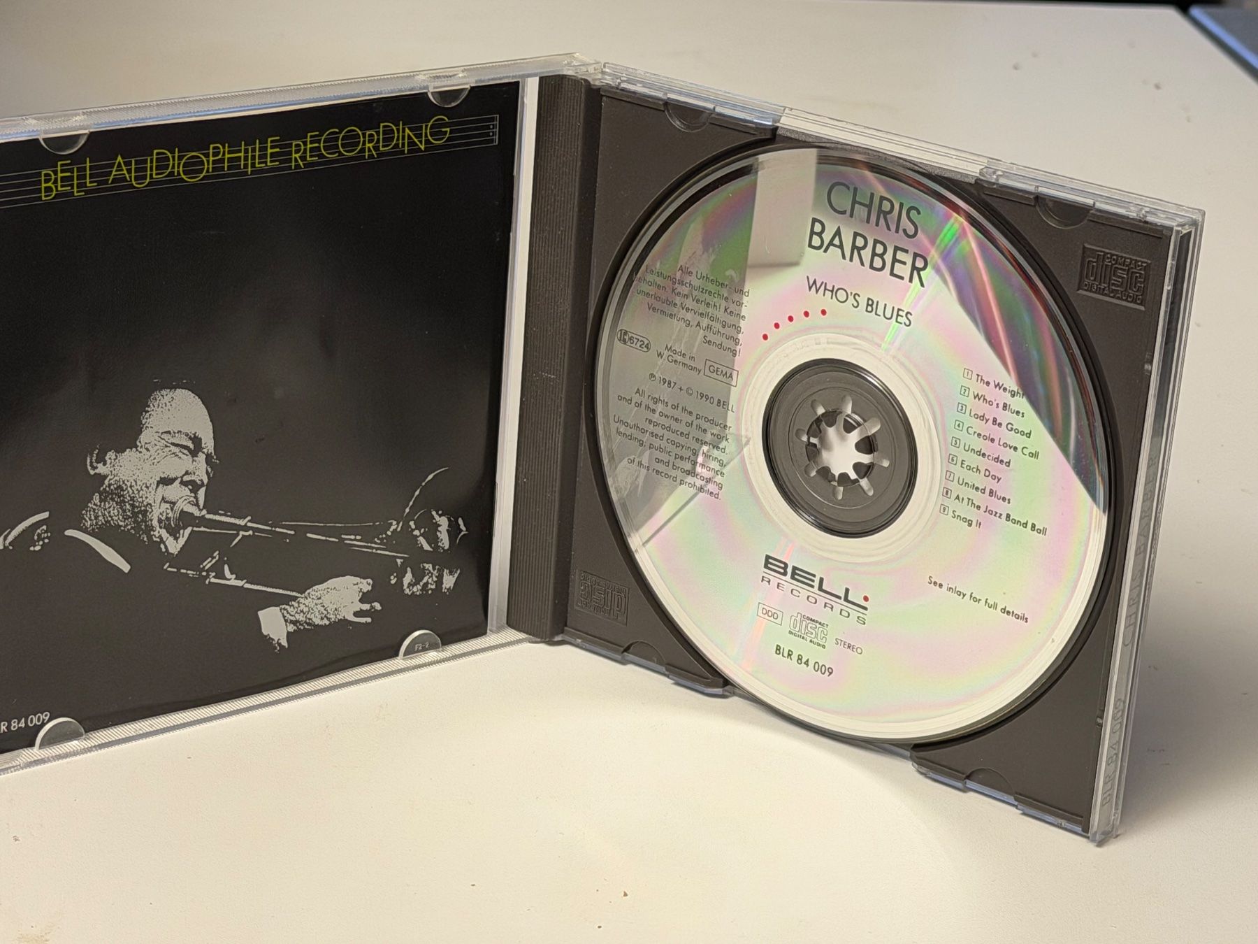 CD: Chris Barber - Who's Blues - HB21C – Usato da Küsnacht ZH venduto da Jazztilldawn 2
