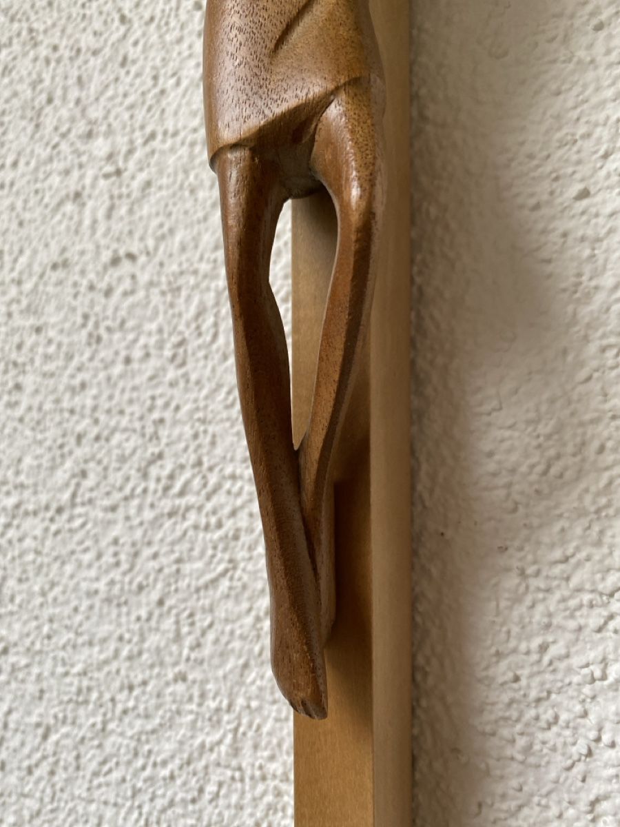 Sculture & Statue: Kruzifix aus Holz, geschnitzt. – Usato da Biberist venduto da Momo33 3