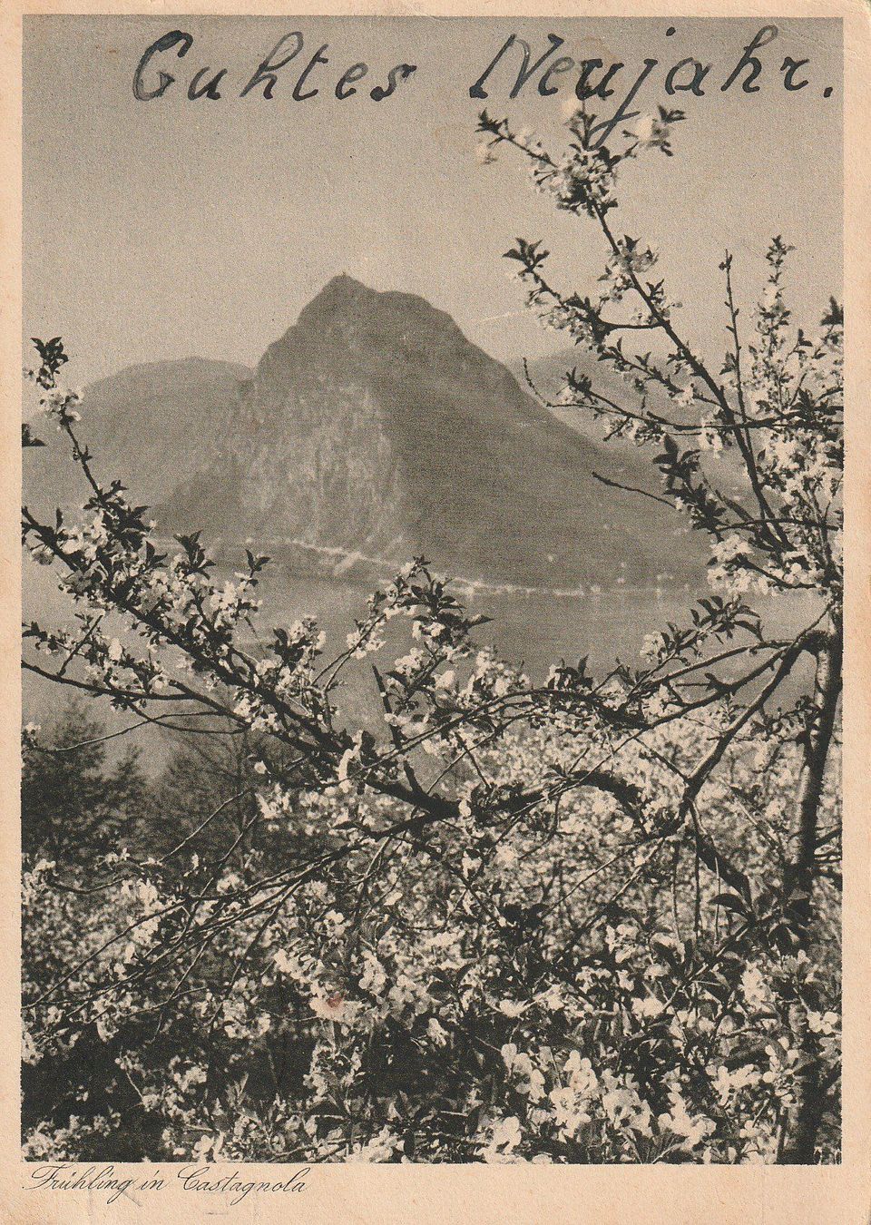 Cartes postales: AK Castagnola gel. 1.1.1937 – D'occasion à Fribourg par schnalla92