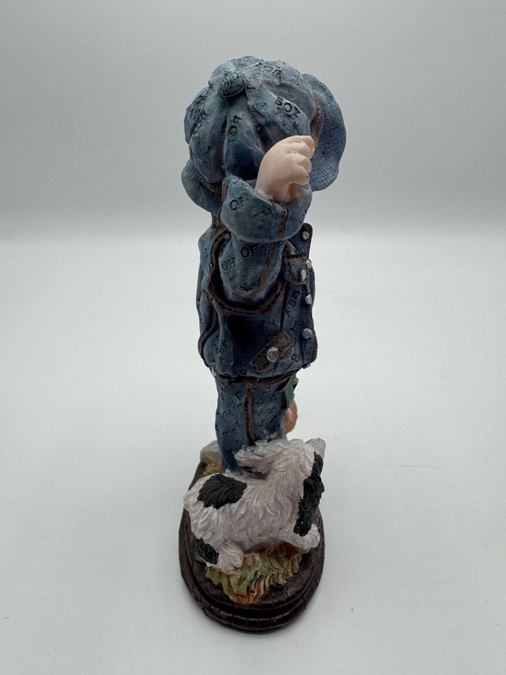 Statuette: Figur Junge mit Steinschleuder und Hund – Usato da Sachseln venduto da BONATI01 3