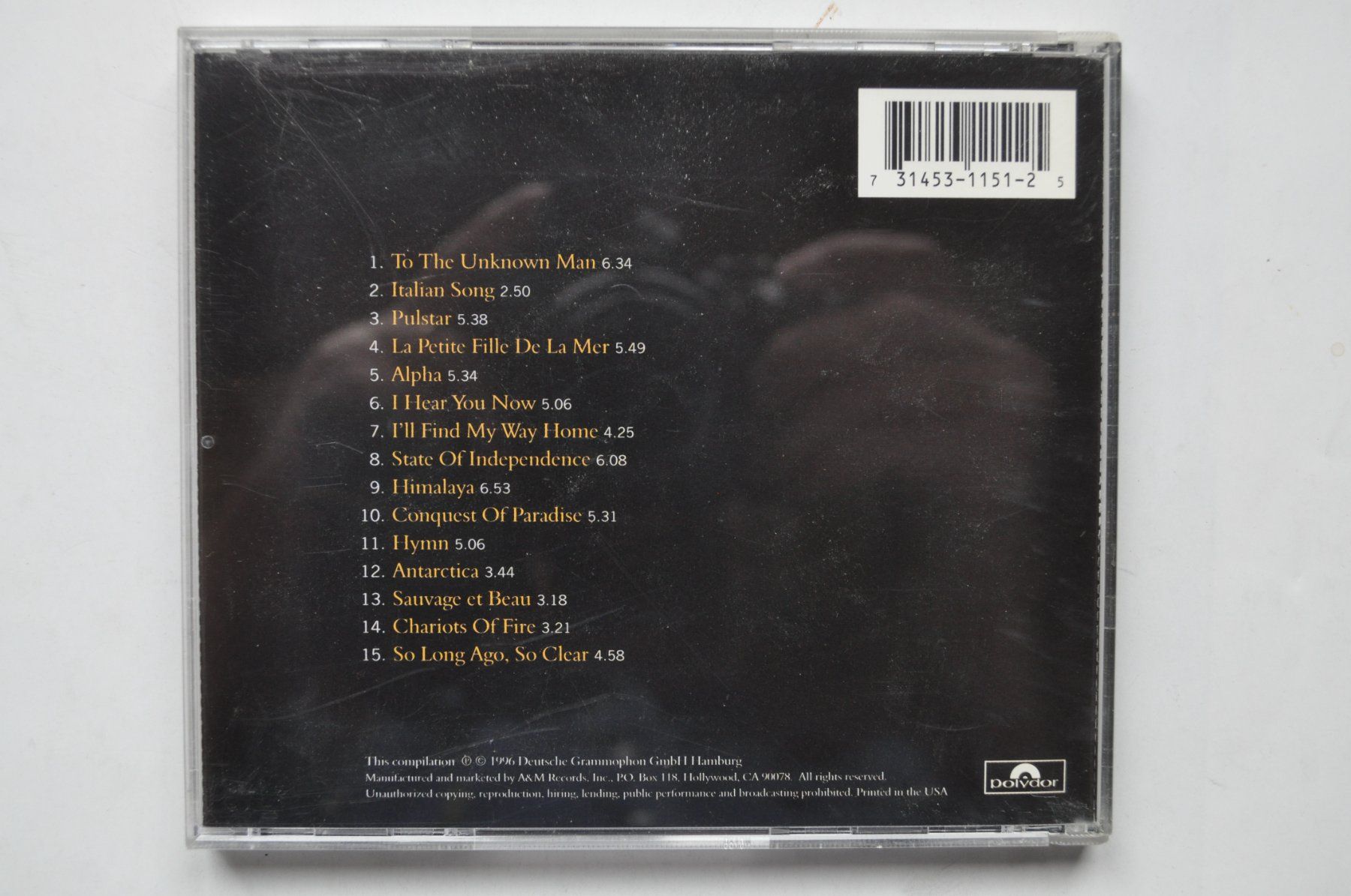 CD: Vangelis - Portrait – Usato da Marin-Epagnier venduto da Vinil68 1