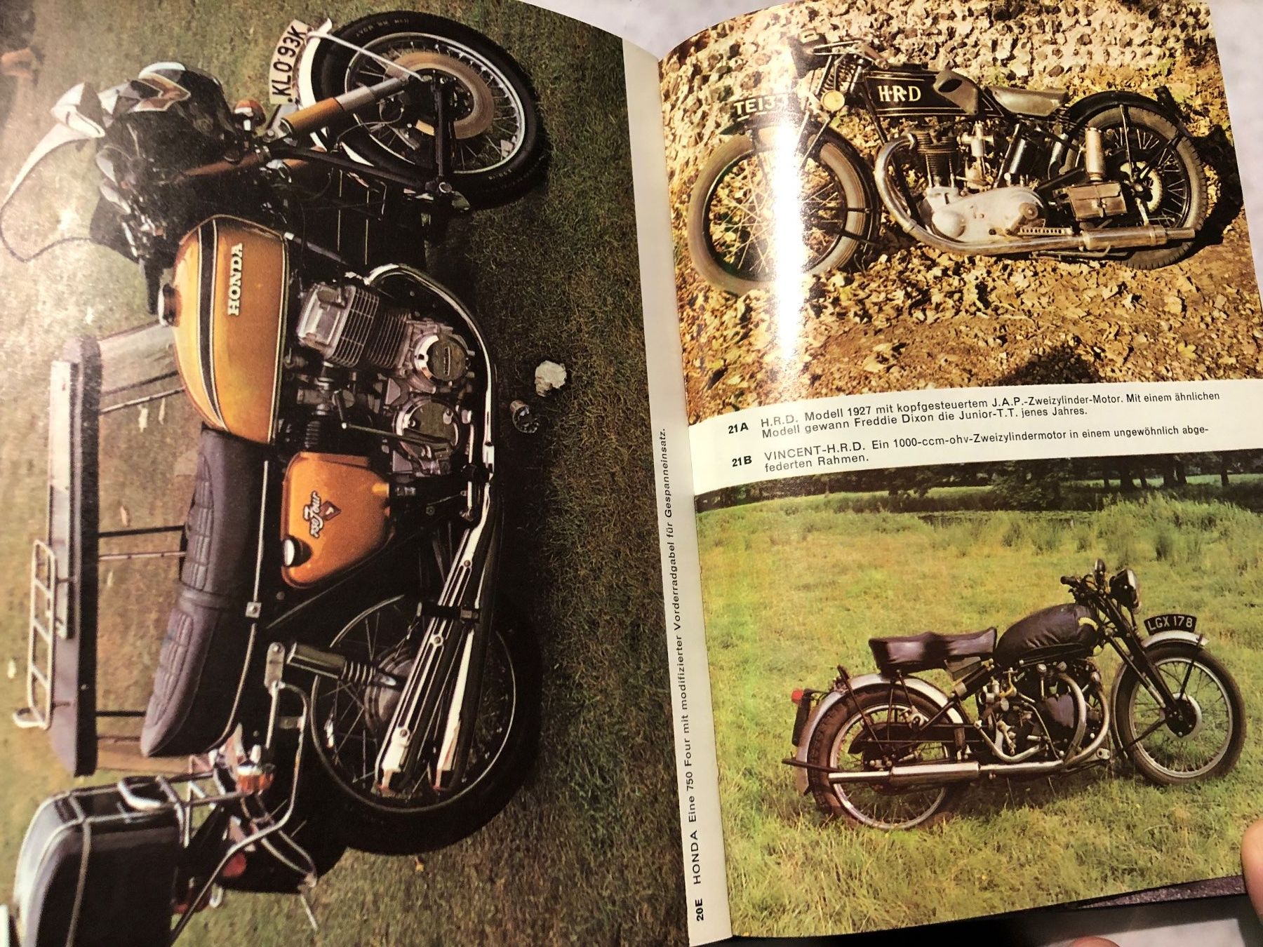 Libri: Motorräder seit 1900, Eric E. Thompson, Orell Füssli. 1974 – Usato da Zürich venduto da good-rabbit 4