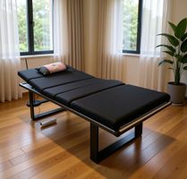 Elektrische Liege verstellbar schwarz