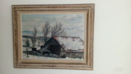 Albert Locca tableaux ferme jura
