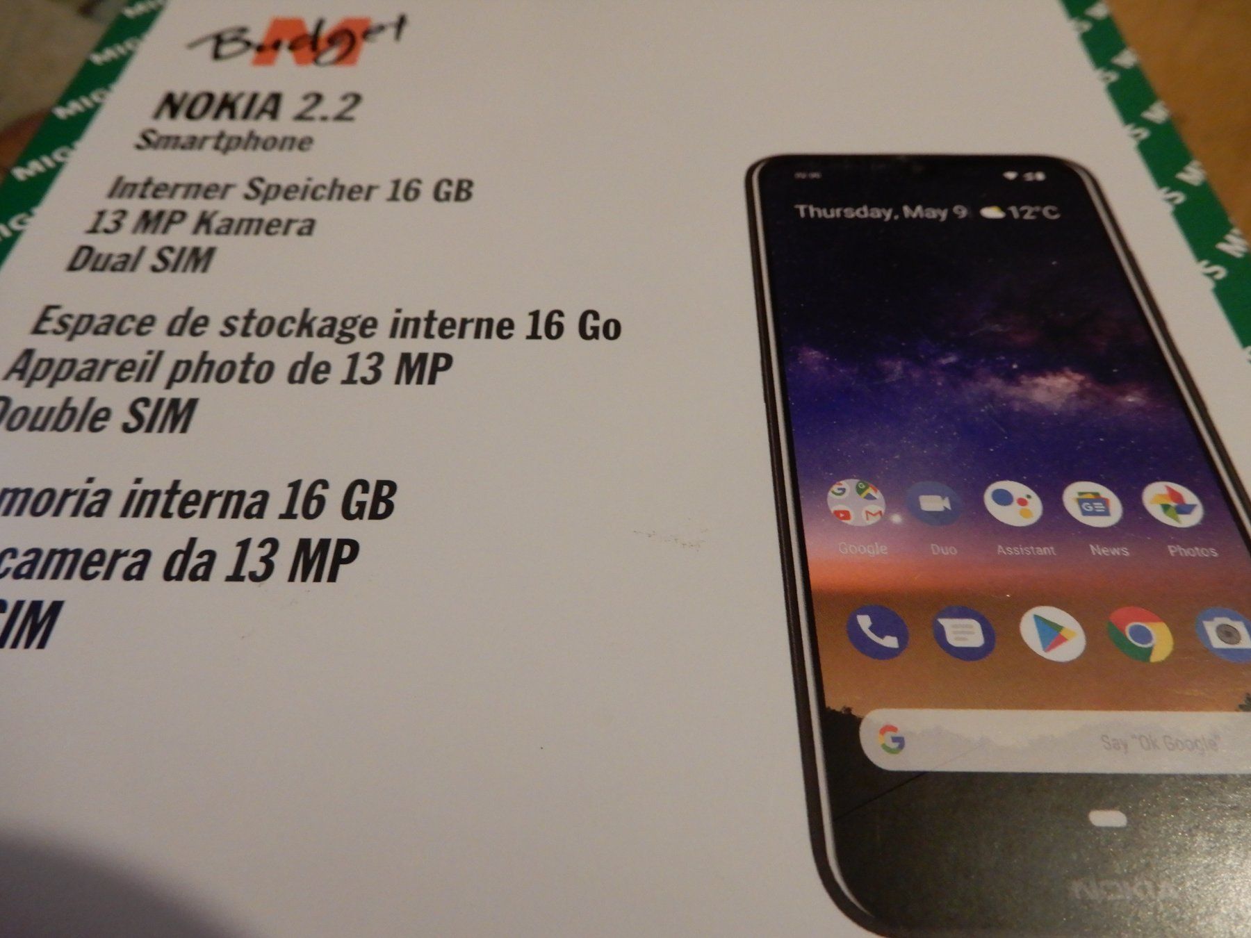 Nokia Telefoni cellulari / Smartphones: Nokia 2.2 Smartphone Android 9 Pie – Usato da Worben venduto da MaKo3252 5