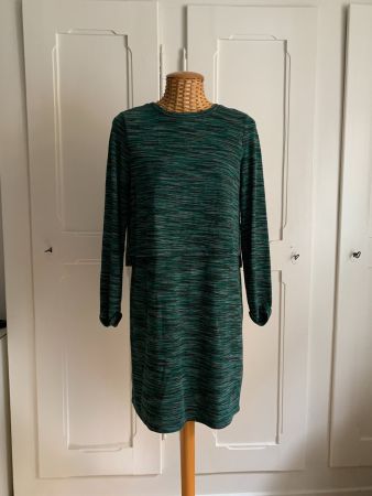 TOPSHOP - Kleid grün-schwarz 42