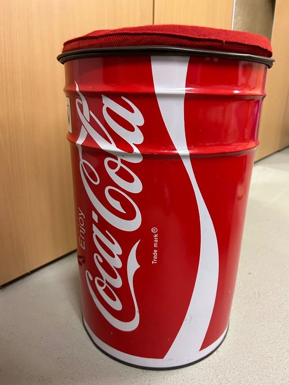 Coca Cola Aufbewahrungs und Sitzdose Kaufen auf Ricardo