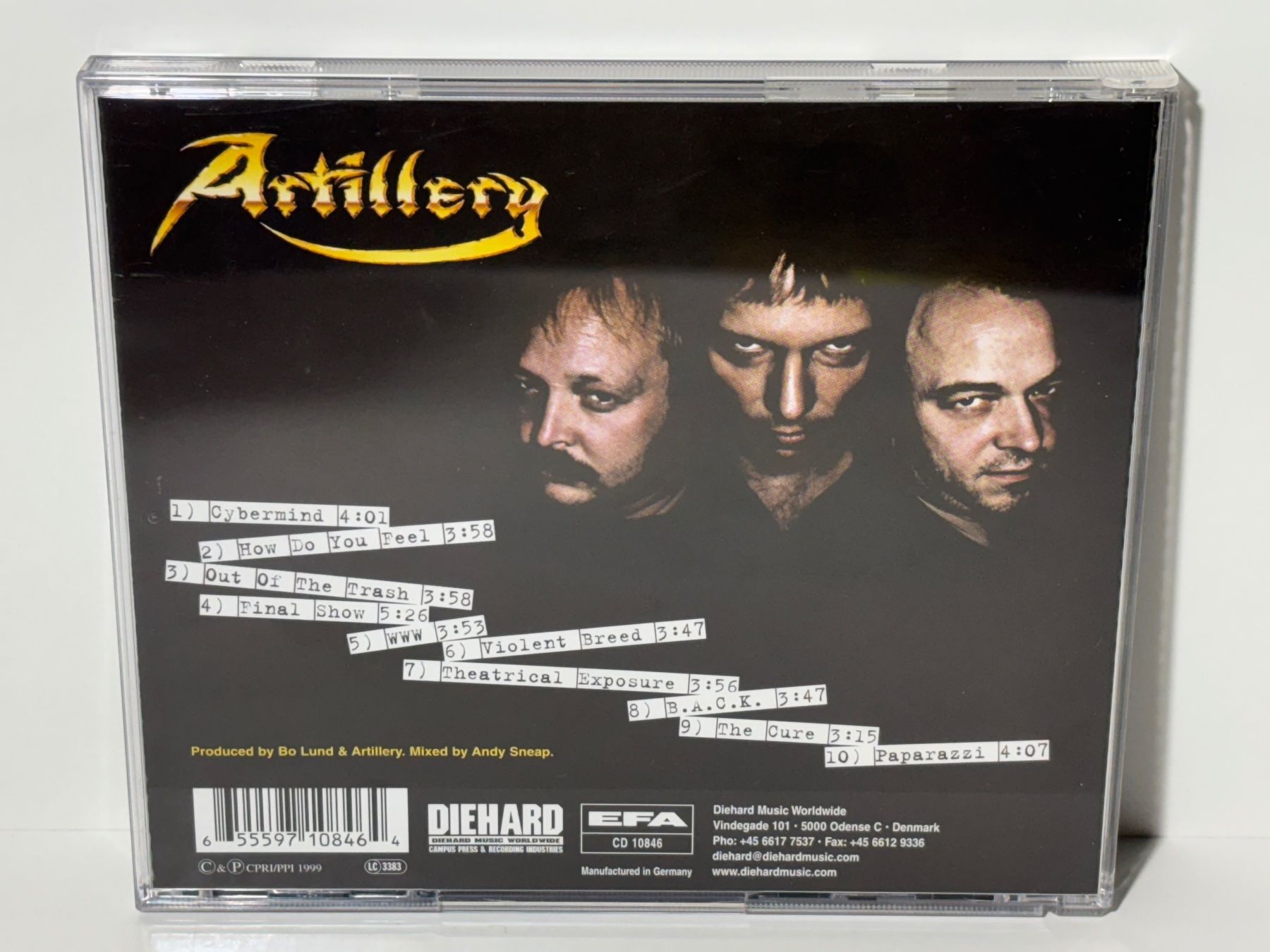 CD: Artillery CD B.A.C.K. – Usato da Wilderswil venduto da Sstriker 1
