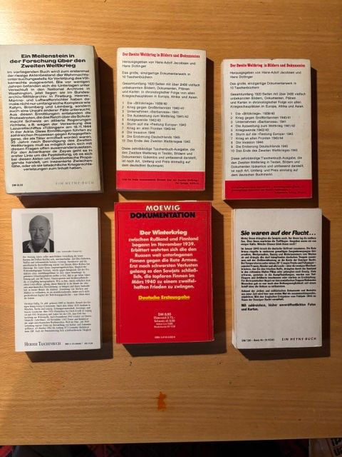 Libri: 6 Taschenbücher 2. Weltkrieg – Usato da Seon venduto da retep012 1