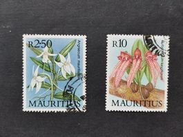 Mauritius - 2 x Orchideen