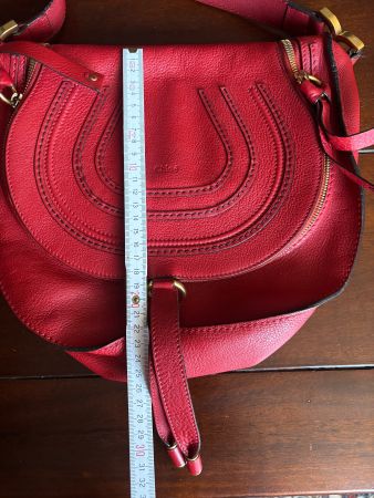 Original Chloe large marcie kirschrot