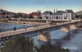 Olten SO // 1911 Brücke Fachwerk Aare