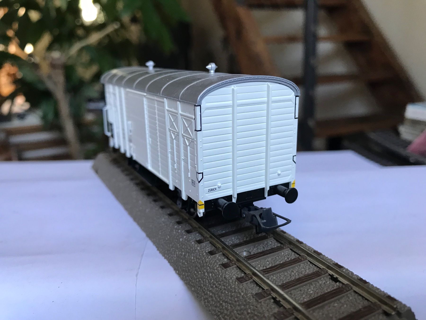 Roco Modellini di ferrovie: roco güterwagen mit bremserhaus der SBB – Usato da Liestal venduto da ozo2005 4