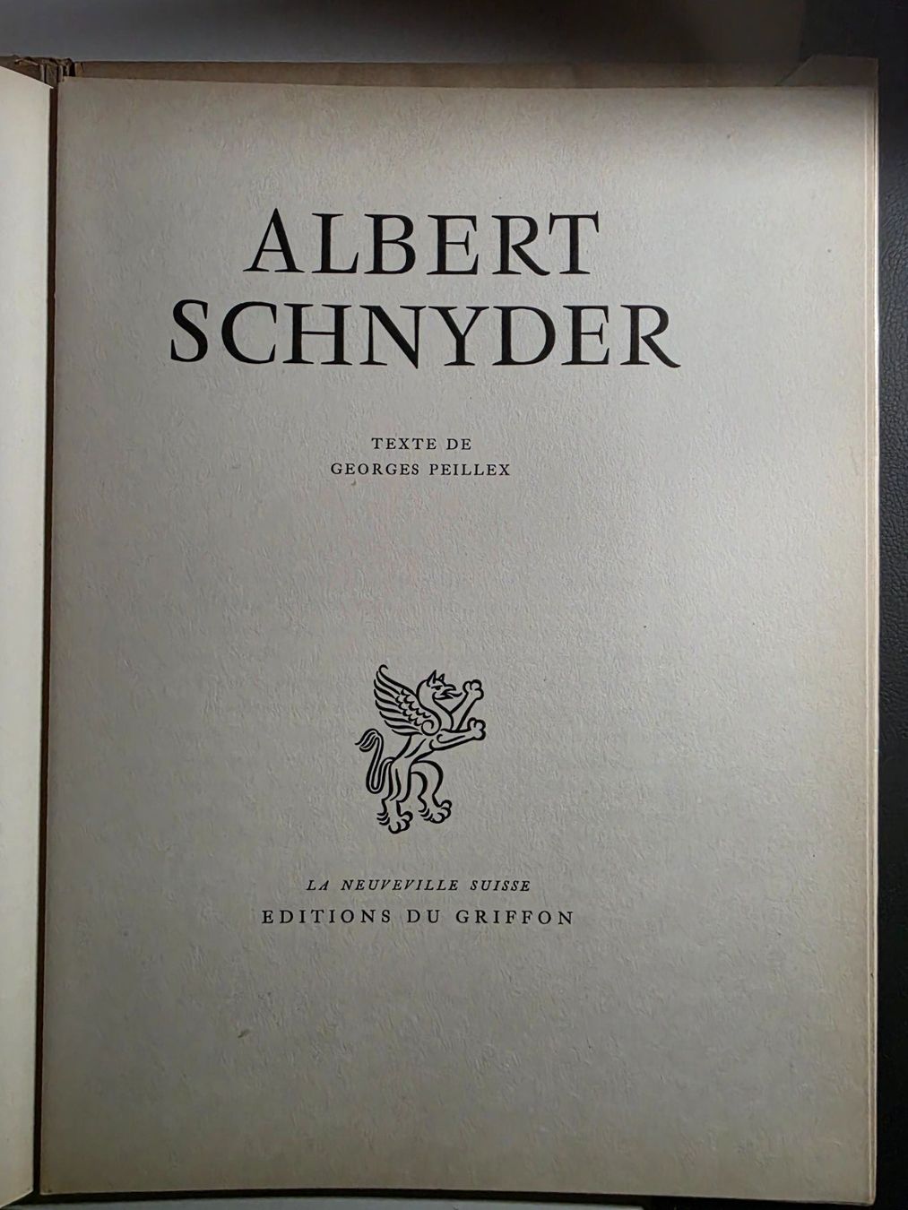Libri: Albert Schnyder - Kunstmappe Nr. 585  - 1951 – Usato da Walterswil BE venduto da Lonitti
