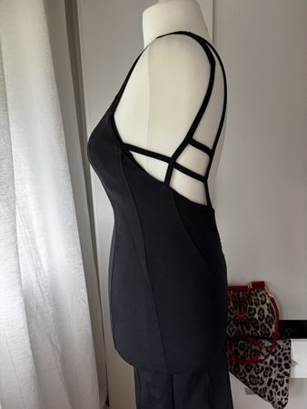 Forever Unique - Schwarzes Sommerkleid, Gr.38.
