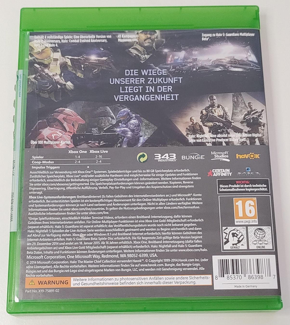 Giochi: Xbox One: Halo The Masterchief Collection – Usato da Uznach venduto da Cheese-Us 1