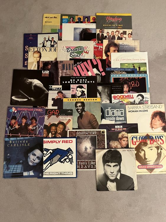 27 x 45er LPs aus den 80s (Gebraucht) in Kilchberg ZH für CHF 37 – mit ...