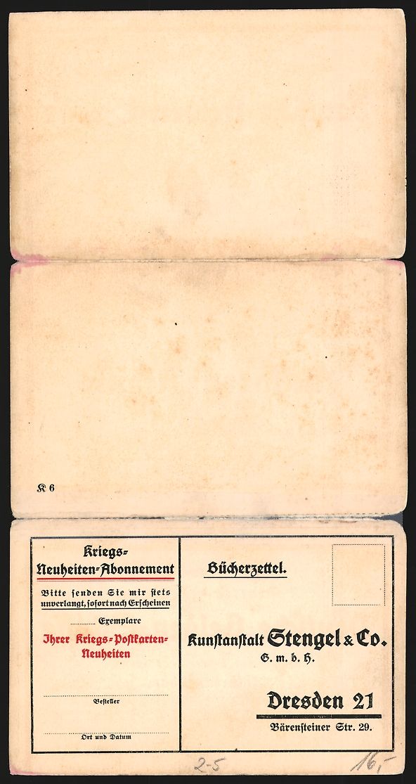 Cartoline postali: Klapp-AK Postkarten-Serie Deutsche Helde – Usato da Berlin venduto da bartko-reher 1