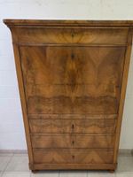 Schöner Biedermeier-Sekretär (Nussbaum-Furnier) antik