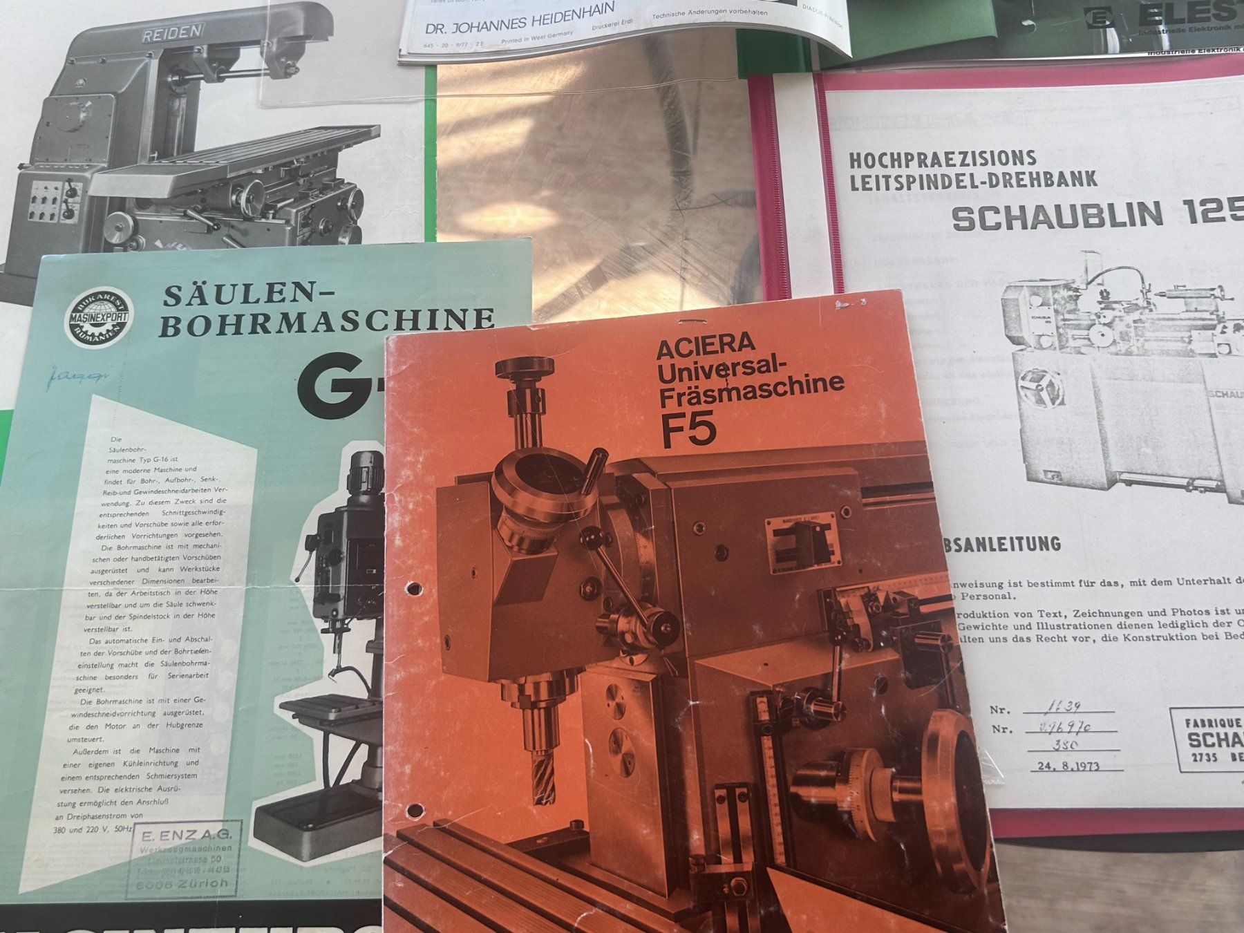 Tutti gli attrezzi: tech. Unterlagen – Usato da Münchenstein venduto da fransch 9