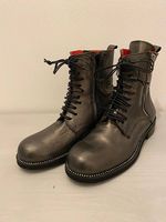 NEU L'Idea Schnürer Boot dunkelsilber Gr. 40