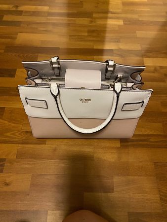 Guess Tasche - wie neu - rosa/weiss