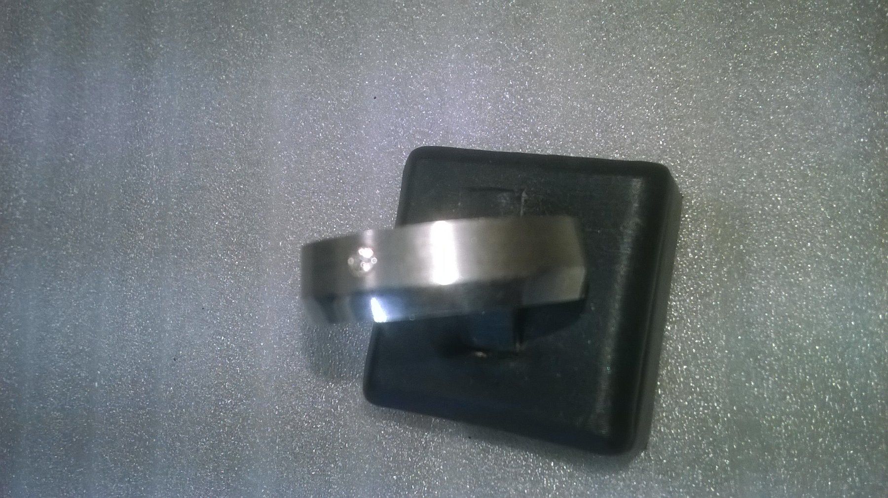Ringe: RING EDELSTHAL  SILBER FARBE,,MATTE MIT ECHT KRISTALL – Neu (gemäss Beschreibung) aus Basel von bijoutrie_4 1