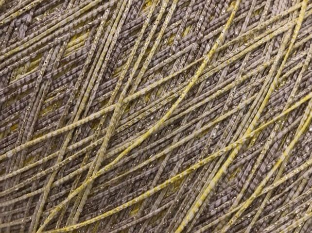 Lana: Baumwolle Seide mit Lurex 690g gelb beige Gradient – Nuovo (secondo la descrizione) da Lufingen venduto da Voyager7 2