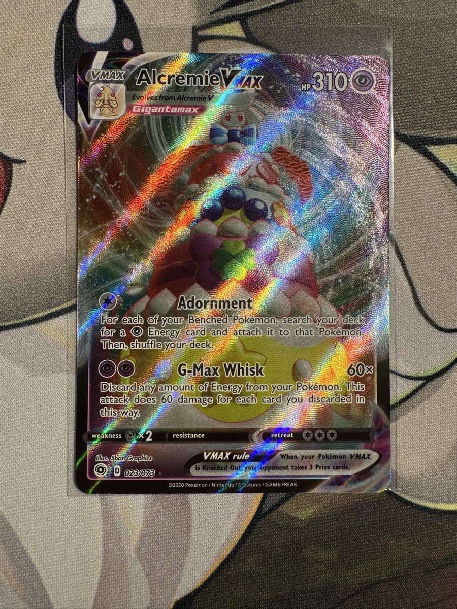Pokémon Carte collezionabili: Alcremie Vmax 023/073 EN – Nuovo (secondo la descrizione) da Therwil venduto da CarottiCards