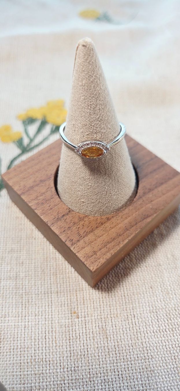 Anelli: NEW - S925 Citrine Ring (Adjustable) – Nuovo (secondo la descrizione) da Zürich venduto da cin_wcf6 5